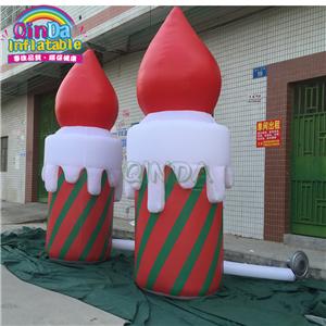 Customized Advertising Led Light Inflatable Pillar , Inflatable candle For Decoration