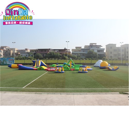 Aqua Inflatable Water Game / Floating Inflatable Sea Waters Park Price