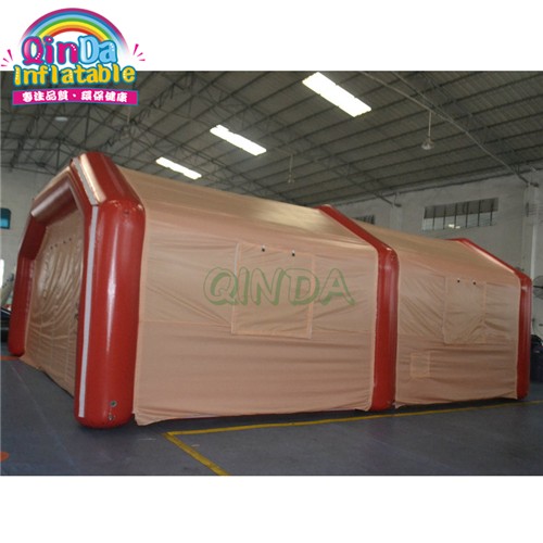 Portable airtight army inflatable military tent, inflatable hospital medical tent