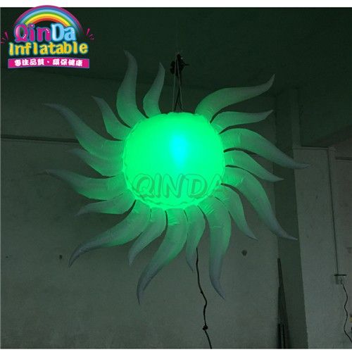 Attractive inflatable LED lighting hanging star for wedding/party