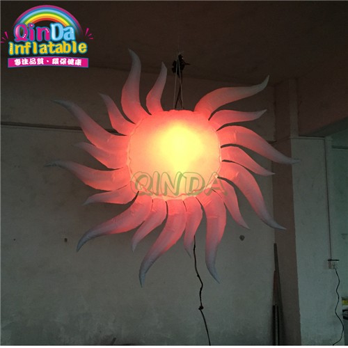 Attractive inflatable LED lighting hanging star for wedding/party