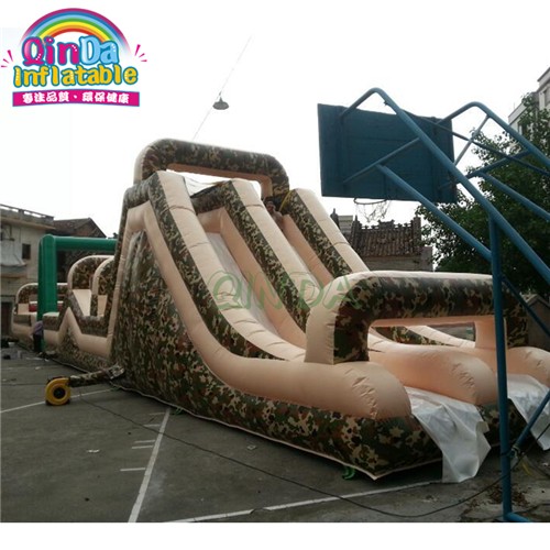 Best pvc giant land adult inflatable obstacle course for sale