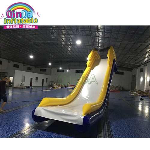 Boat use inflatable floating water park slide yacht slides