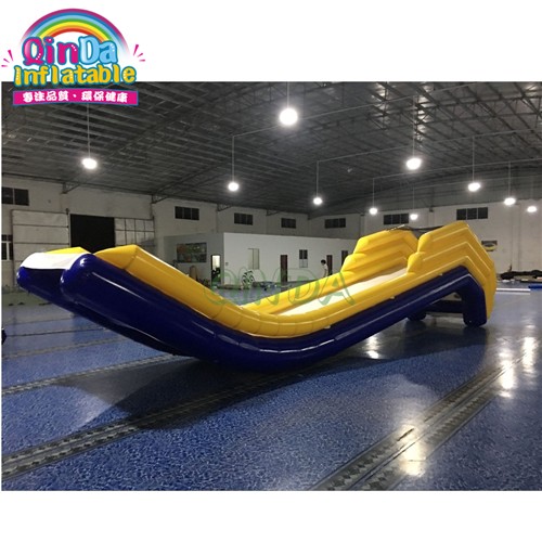 Boat use inflatable floating water park slide yacht slides