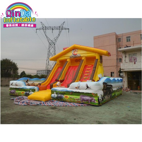 Children Inflatable Jumping Bouncy Playground For Amusement Park 