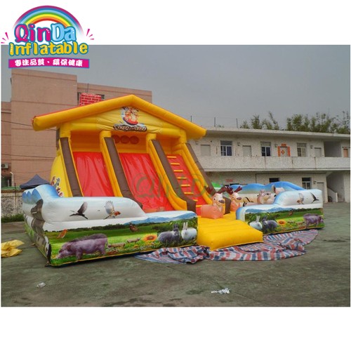 Children Inflatable Jumping Bouncy Playground For Amusement Park 