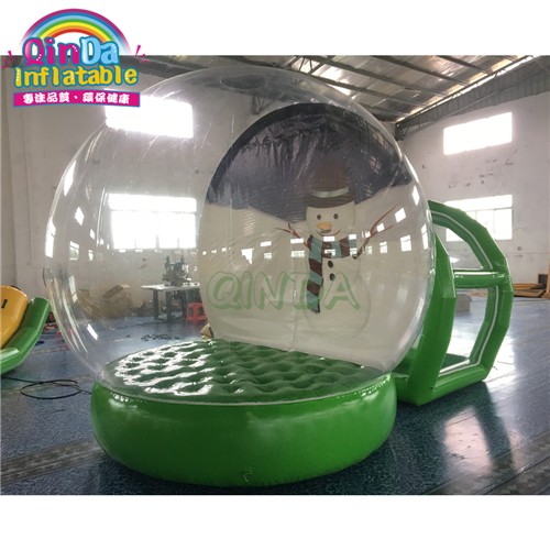 Christmas human size snow ball giant inflatable snowball inflatable snow globe