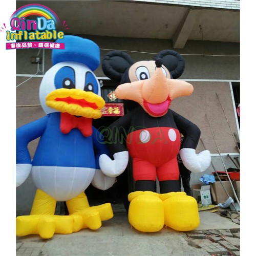 Colorful new design advertising inflatable suer mario cartoon model