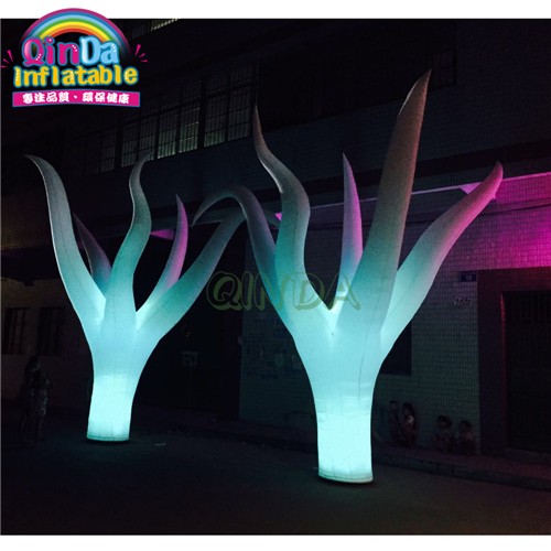 Custom inflatable light up cone / inflatable red light pillar for party wedding event decoration