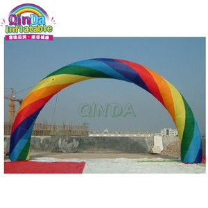 Custom inflatables manufacturer inflatable rainbow arch