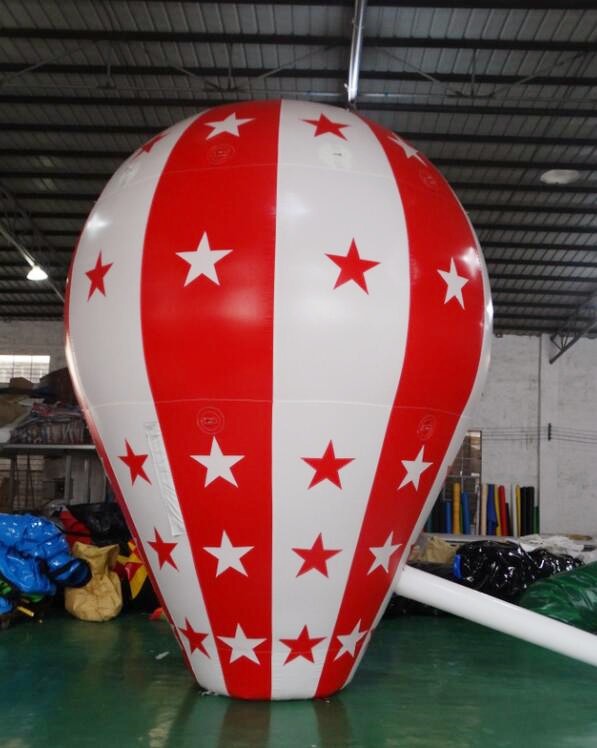 Customize height inflatable advertising ground balloon with brand for sale