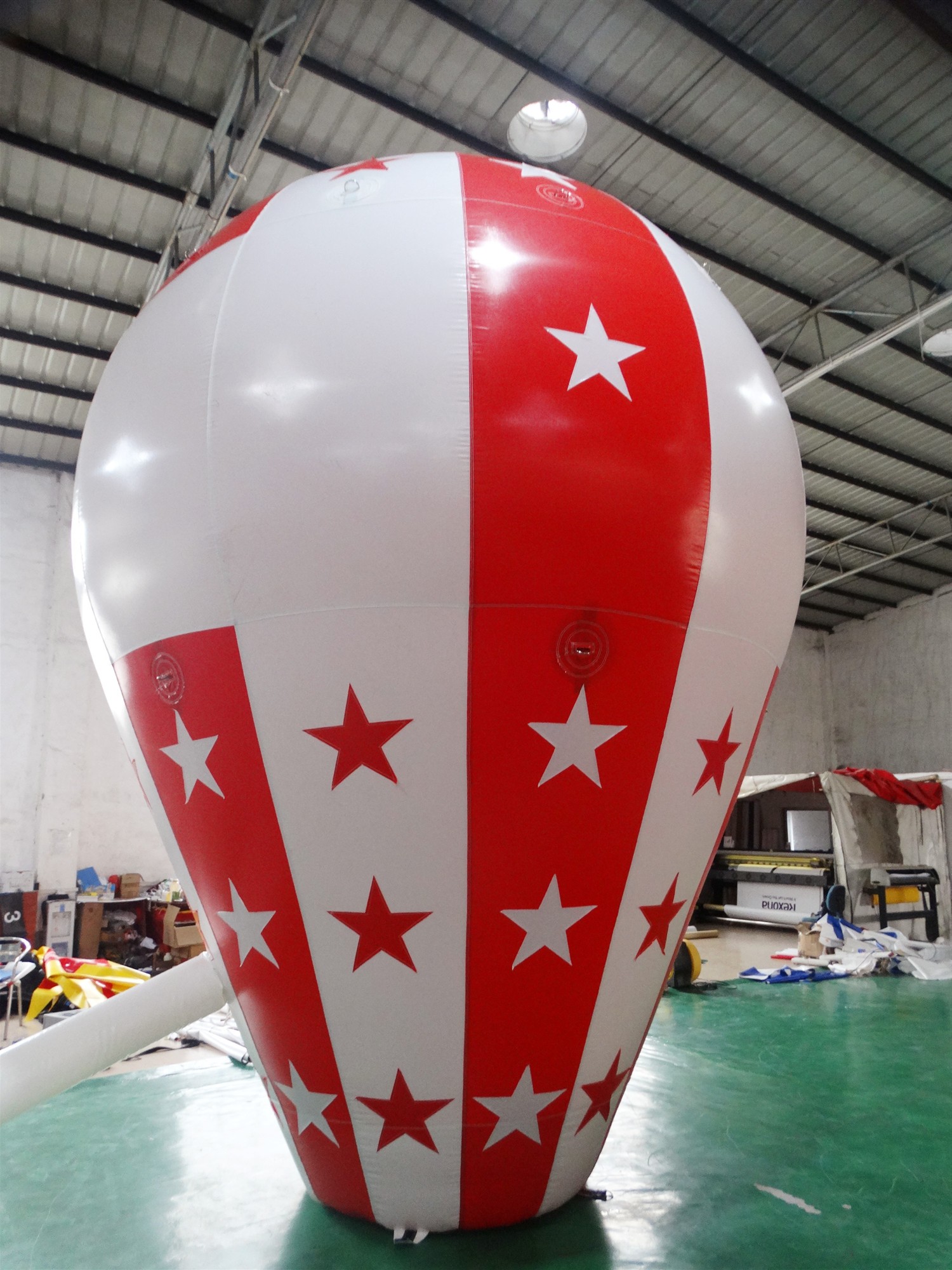 Customize height inflatable advertising ground balloon with brand for sale