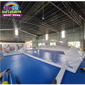 Customized Inflatable swimming pool cover tent inflatable pool dome