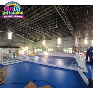 Customized Inflatable swimming pool cover tent inflatable pool dome