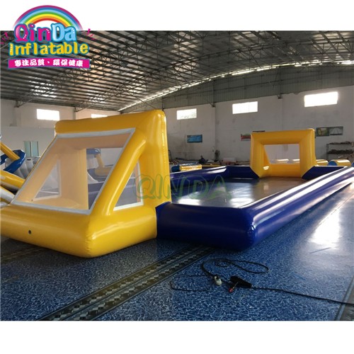 Customized Size inflatable football field inflatable soap soccer field for sale