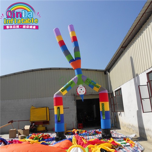 Customized inflatable cartoon sky air dancer model dancing man for advertising