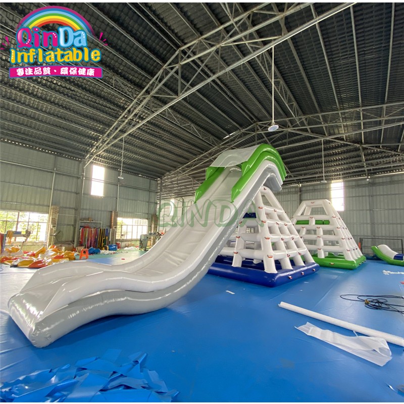 Customized inflatable yacht water slide for luxury boat party