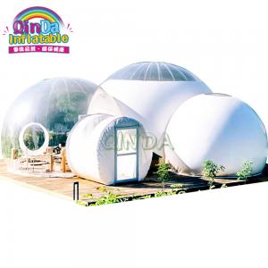 Double Rooms Big Transparent Camping PVC Inflatable Bubble Lawn Tent Rental