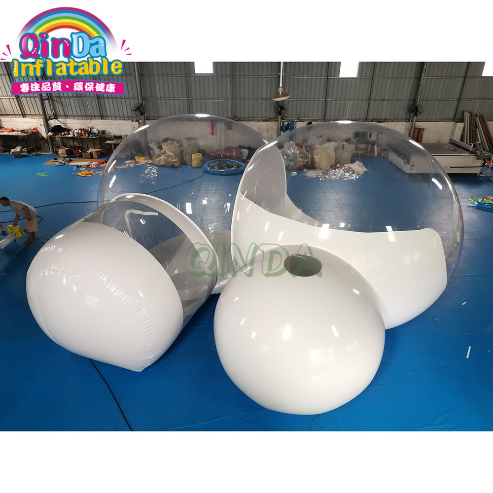 Double Rooms Big Transparent Camping PVC Inflatable Bubble Lawn Tent Rental