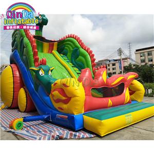 Dragon Jumping Inflatable Classic Combo Animal Bouncer Castle With Slide 