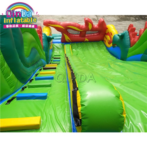 Dragon Jumping Inflatable Classic Combo Animal Bouncer Castle With Slide 