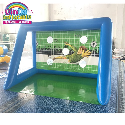 Durable PVC Inflatable Football Goal, Inflatable Soccer Goal for Sport Games