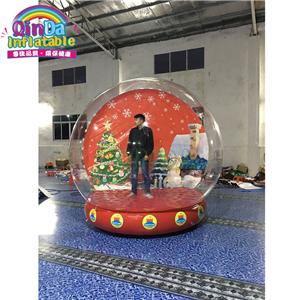 Event giant christmas air blown indoor inflatable snow globe