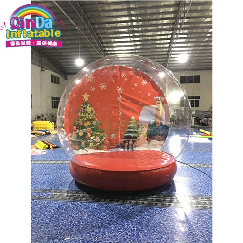 Event giant christmas air blown indoor inflatable snow globe