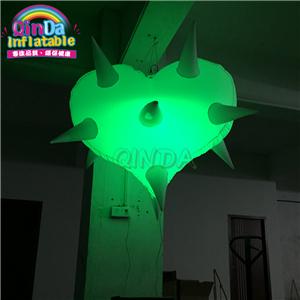 Fashion club decorations items inflatable star with color changeable led light