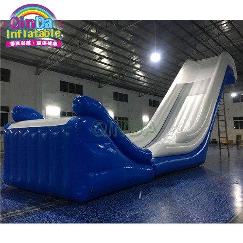 Giant inflatable water slide yacht dock slide for boat