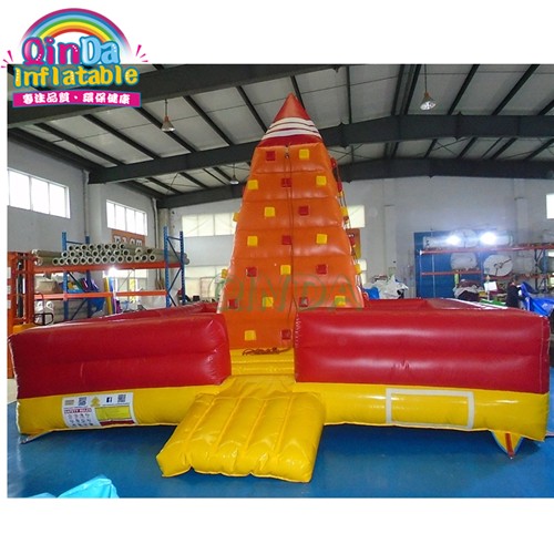 High quality inflatable climbing tower with stork/Inflatable rock climbing wall /inflatable climbing for sport game