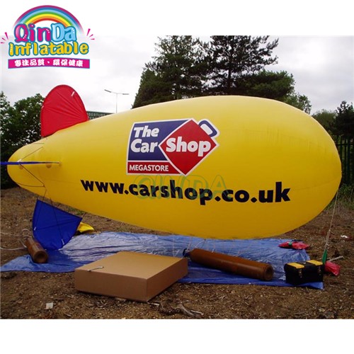 High quality red blimp type 6m advertising inflatable blimps for sale