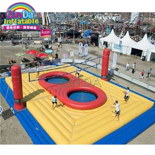 Inflatable Bossaball Tennis Court Inflatable Volleyball Court for Sale