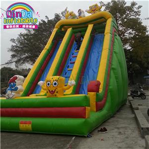 Commercial Park Amusement Bounce House Inflatable Dry Slide Park Inflatable Slides