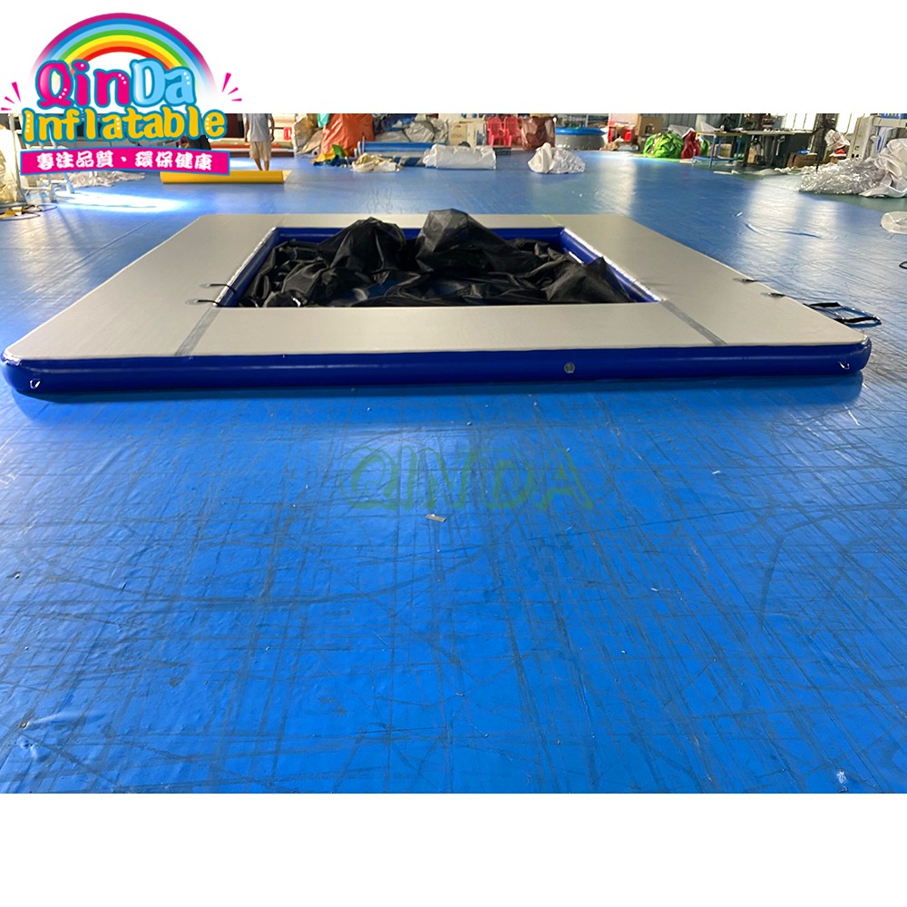 DWF Drop Stitch Adult Inflatable Yacht Pool Portable Inflatable Pontoon Water Pool