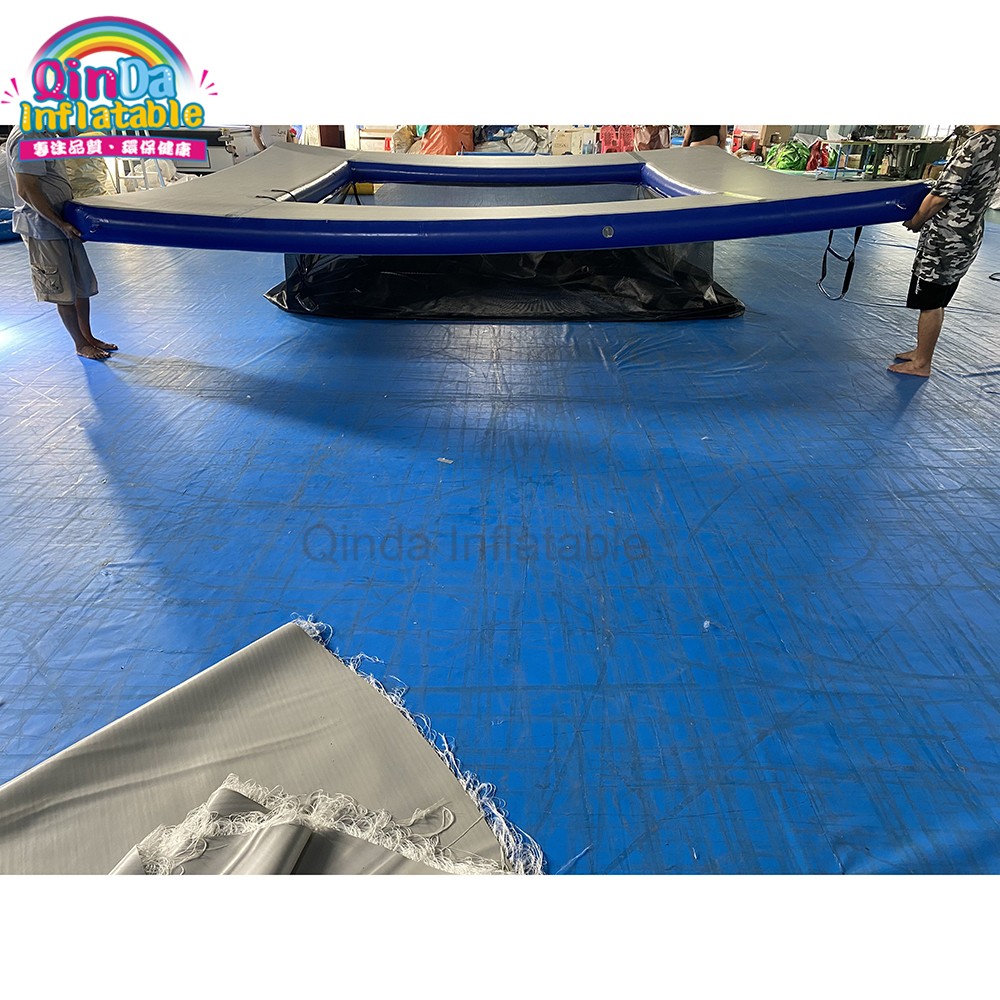 customized Inflatable Yacht Swimming ocean Pool With Net 