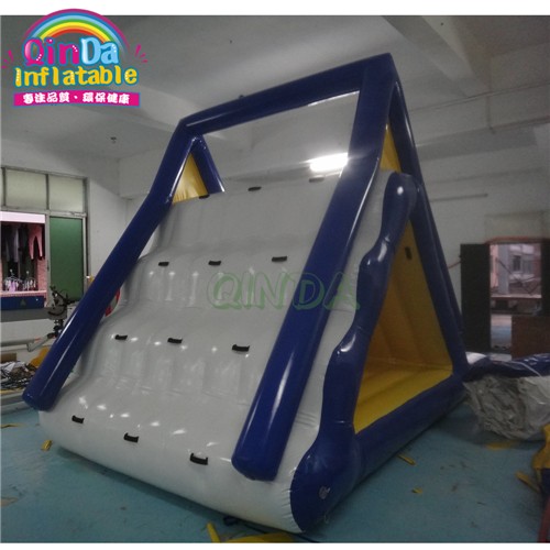 Inflatable climbing slide for sale water floating slide