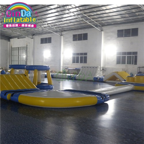 Inflatable floating water park aqua park water games sports equipment