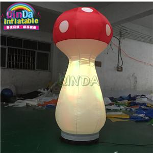 Advertising inflatable led lighting tube, colorful inflatable led mushroom for outdoor promotion