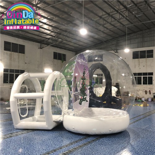 Outdoor Hot Sale Clear PVC Giant Inflatable Snow Globes For Yard