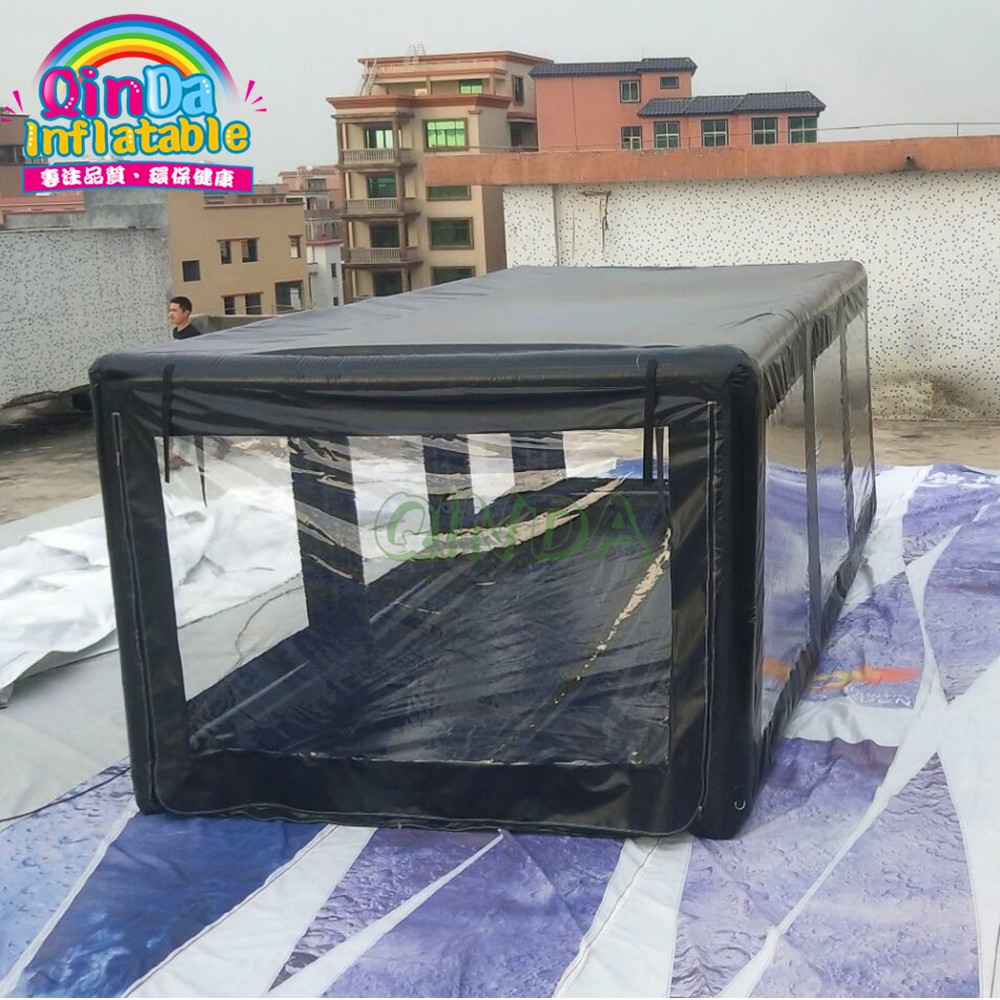 Outdoor inflatable car capsule showcase, airtight car tent