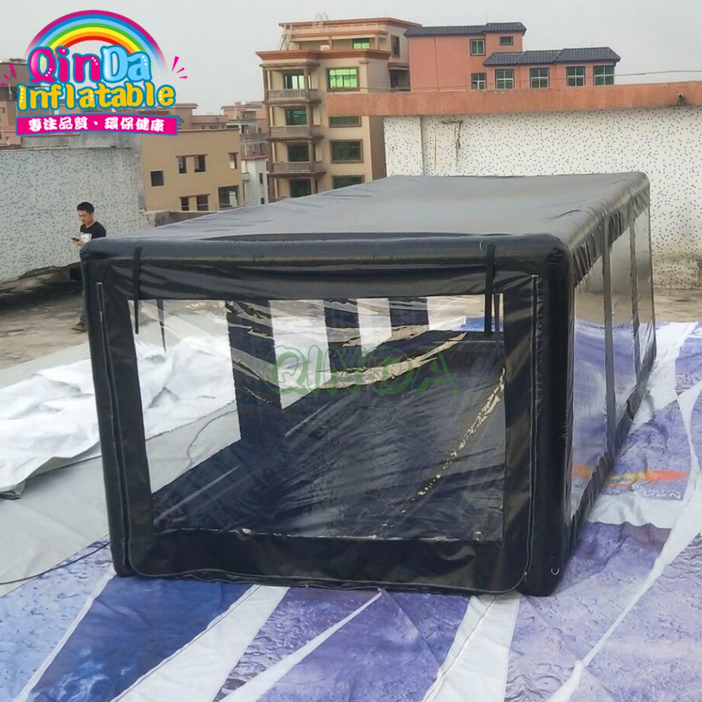 Outdoor inflatable car capsule showcase, airtight car tent