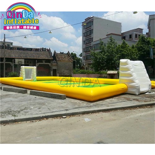 Outdoor inflatable football pitch inflatable soccer field