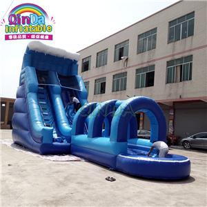 Popular Inflatable Castle, Inflatable Jumping Bouncy Castle With Slide