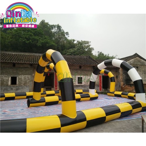 Popular inflatable race track,inflatable go kart race track,inflatable zorb ball track for sale