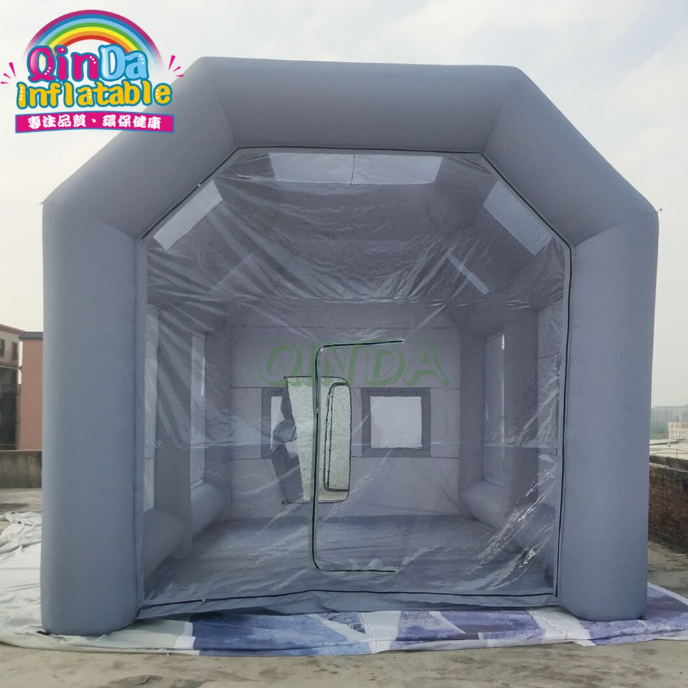 Portable PVC Inflatable Car Painting Spray Booth Garage Tent