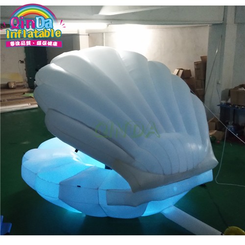 Romantic creative wedding decoration inflatable shell inflatable stage clam shell