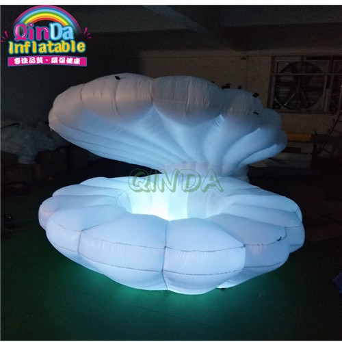 Romantic creative wedding decoration inflatable shell inflatable stage clam shell