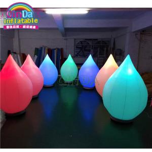 Water drop Shape Inflatable led ballon