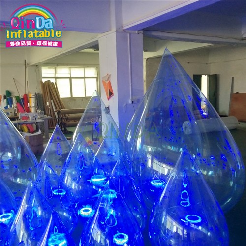 Water drop Shape Inflatable led ballon